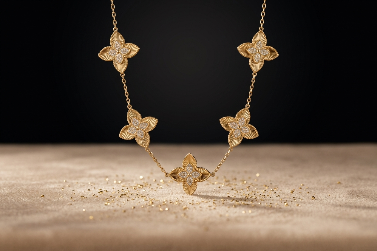 PRINCESS FLOWER NECKLASS