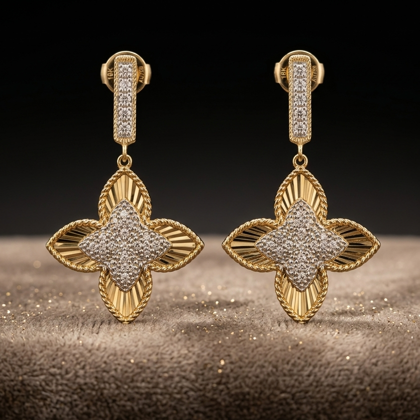 PRINCESS FLOWER EARING