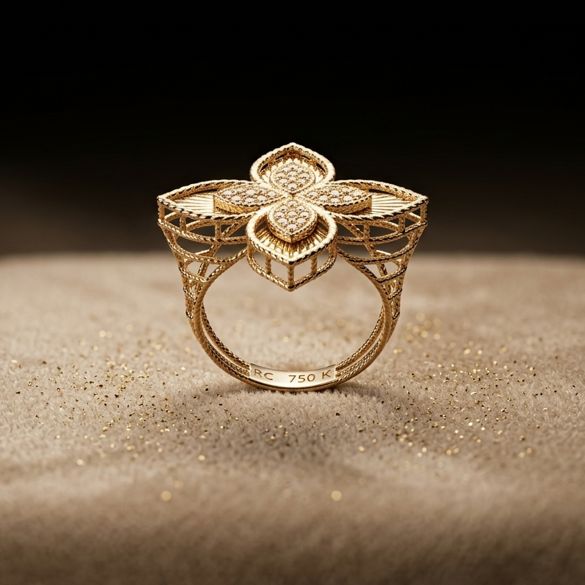 PRINCESS FLOWER RING - View 2